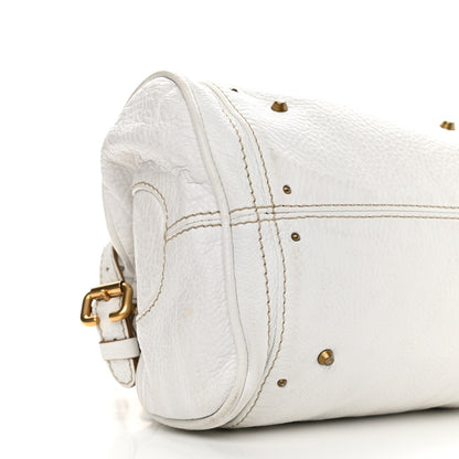 Chloe Calfskin Medium Paddington Satchel White 8 of 16