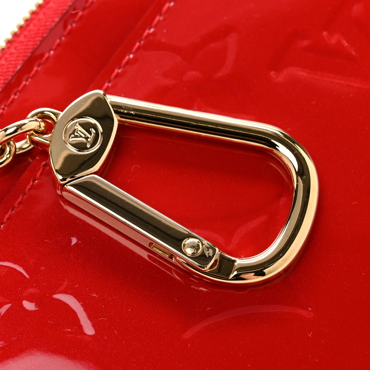 Louis Vuitton Vernis Key Pouch NM Cherry 8 of 9
