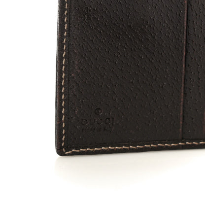 Gucci Horsebit Canvas Buckle Compact Wallet Brown 7 of 19