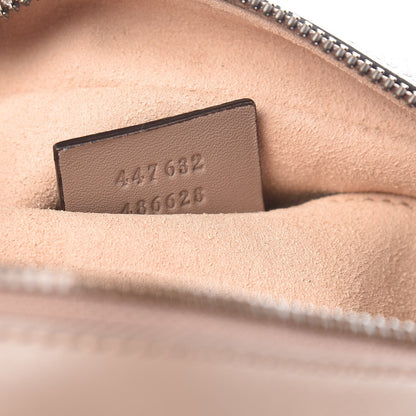 Gucci Calfskin Matelasse Small GG Marmont Chain Shoulder Bag Taupe 7 of 9
