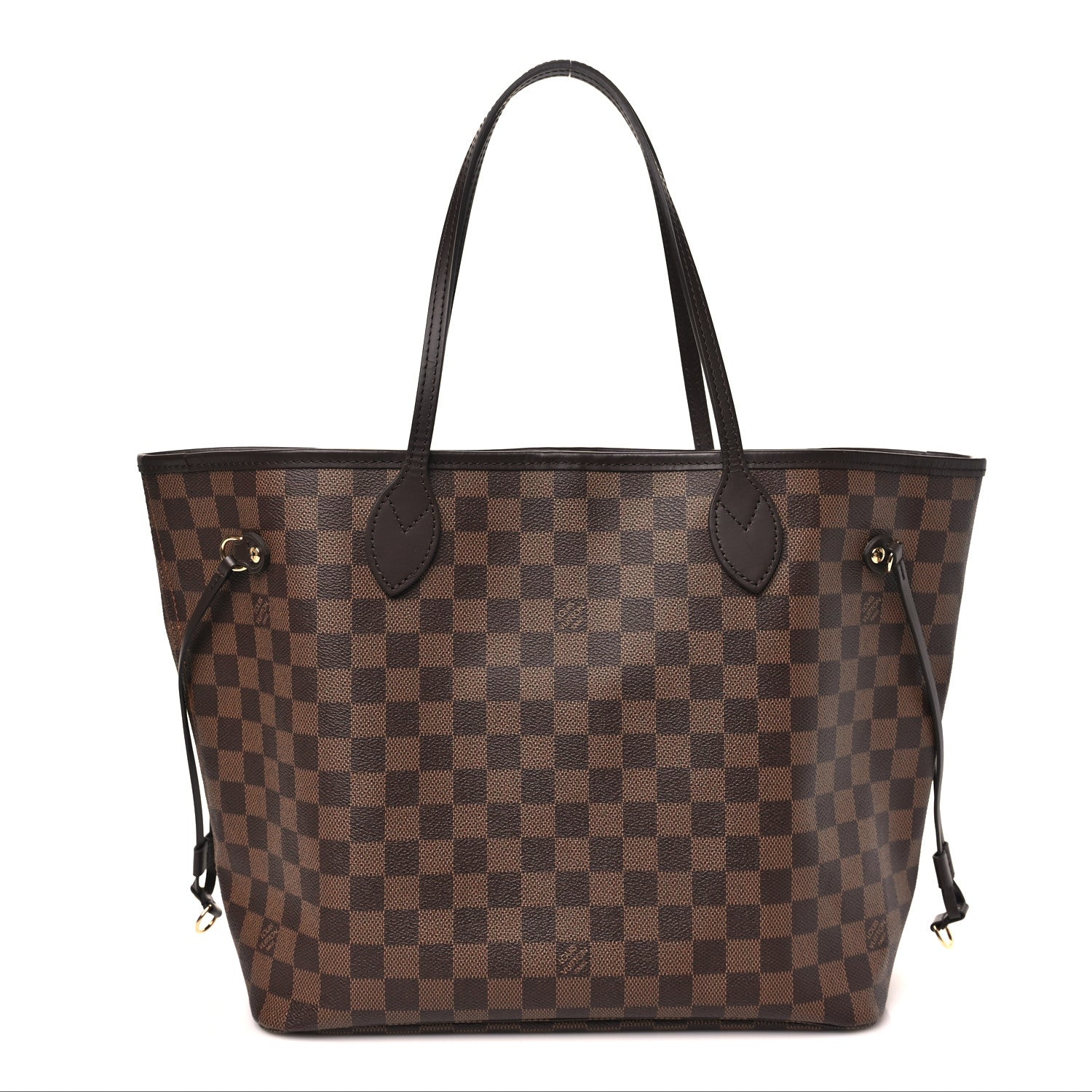 Louis Vuitton Damier Ebene Neo Neverfull MM Rose Ballerine 1 of 12