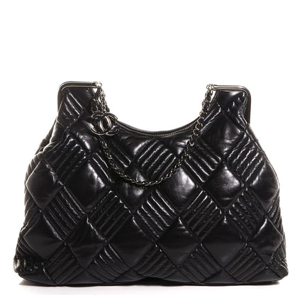 Chanel Lambskin Large In and Out Tote Black 1 of 7