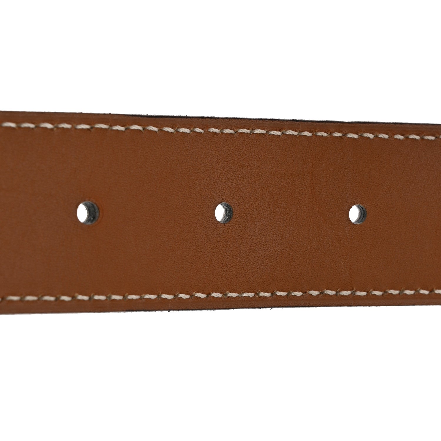 Hermes Epsom Chamonix 32mm Belt Strap 100 40 White Gold 5 of 8
