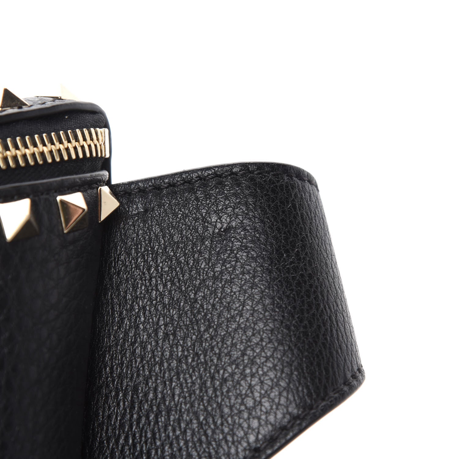 Valentino Garavani Grainy Calfskin Rockstud Belt Bag Black 8 of 10