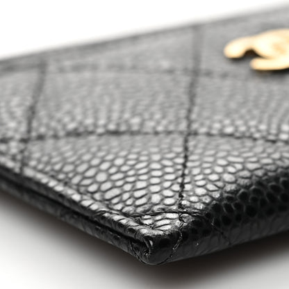 Chanel Caviar Quilted Card Holder Black 9 of 10