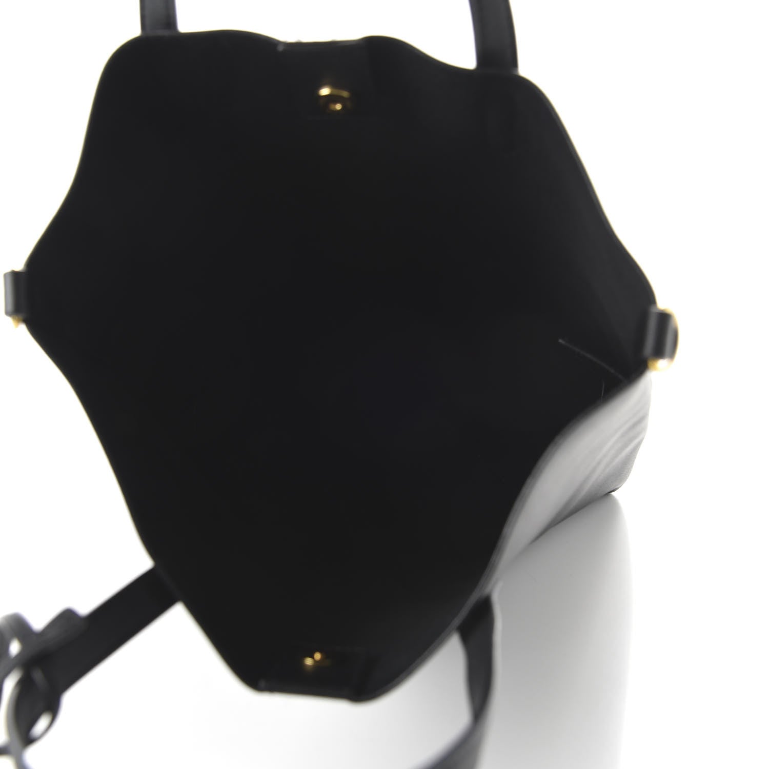 Saint Laurent Calfskin Toy Shopping Tote Black 5 of 9