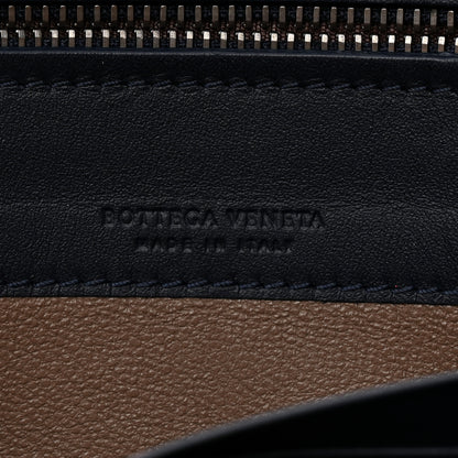 Bottega Veneta Nappa Intrecciato Zip Around Wallet Blue 6 of 8
