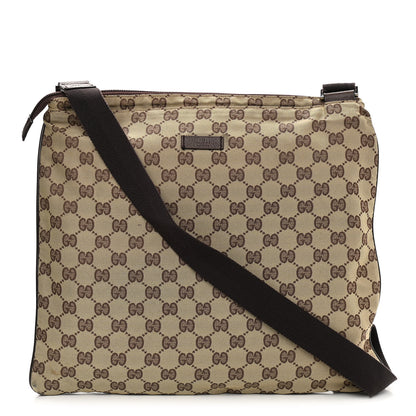 Gucci Monogram Messenger Bag Brown 1 of 17
