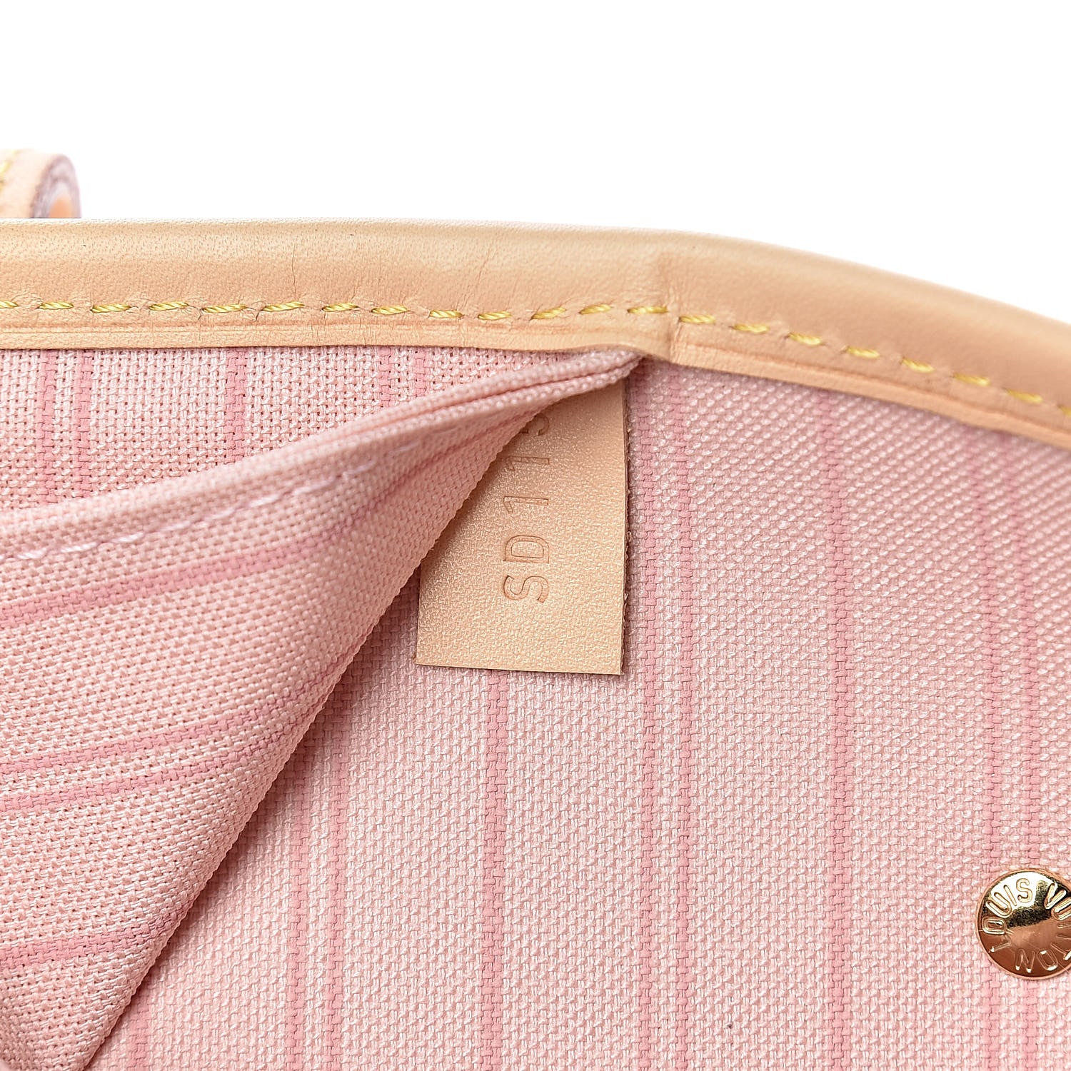 Louis Vuitton Damier Azur Neo Neverfull MM Rose Ballerine 8 of 12