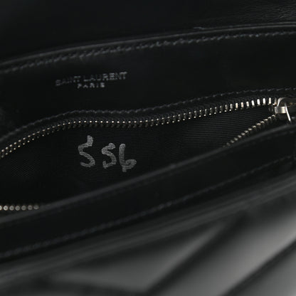 Saint Laurent Calfskin Y Quilted Monogram Toy Loulou Crossbody Bag Black 11 of 11