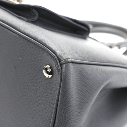 Prada Saffiano Lux Galleria Front Pocket Tote Marmo 10 of 10