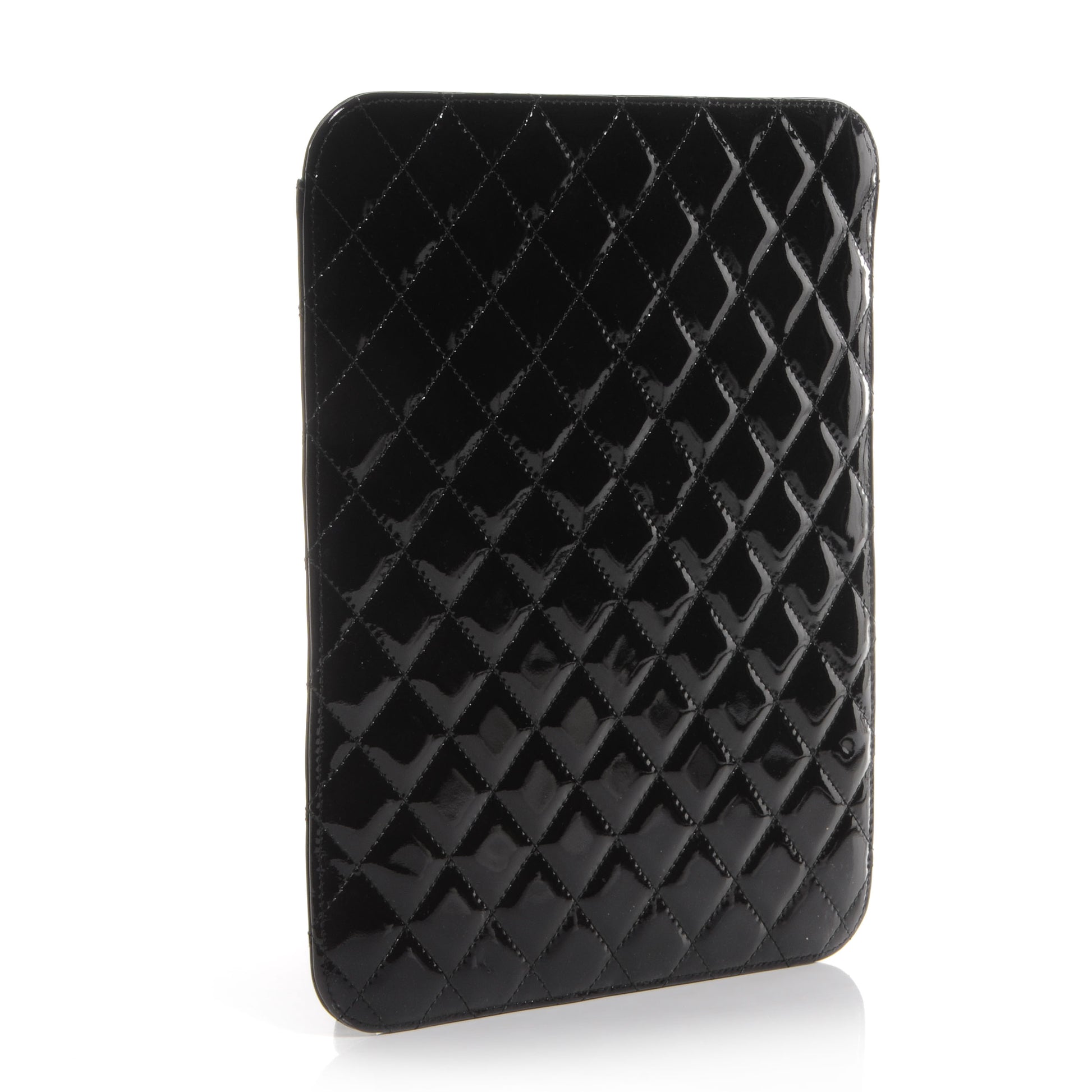 Chanel Patent Brilliant iPad Case Black 3 of 8