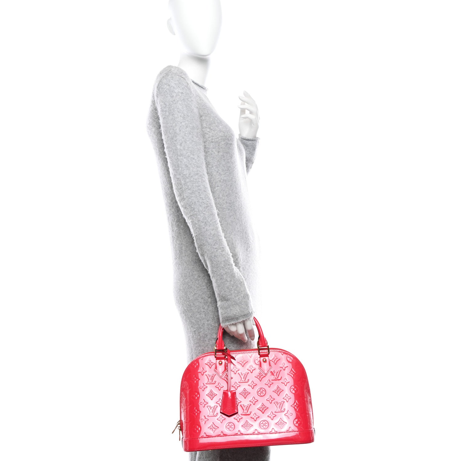 Louis Vuitton Vernis Alma PM Hot Pink 2 of 9