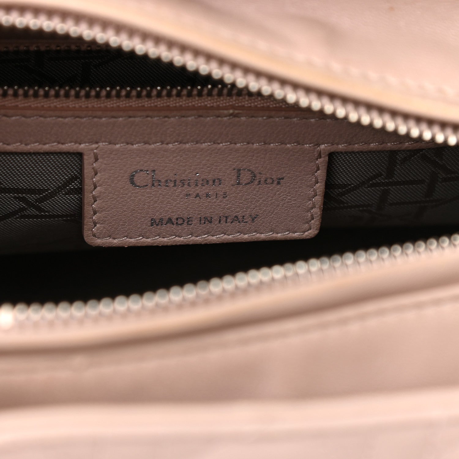Christian Dior Lambskin Cannage Medium Lady Dior Light Pink 9 of 12