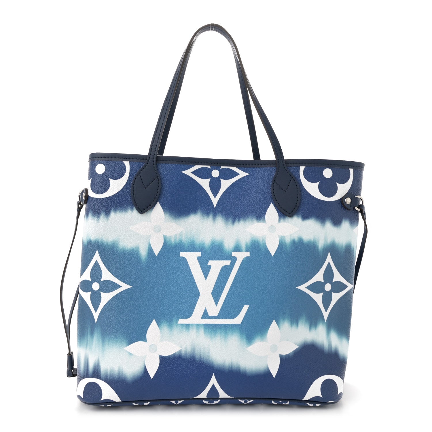 Louis Vuitton Monogram Escale Neverfull MM Blue 1 of 12