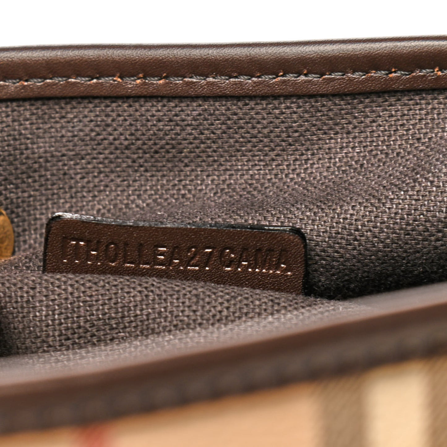Haymarket Check Small Onslow Tote Chocolate