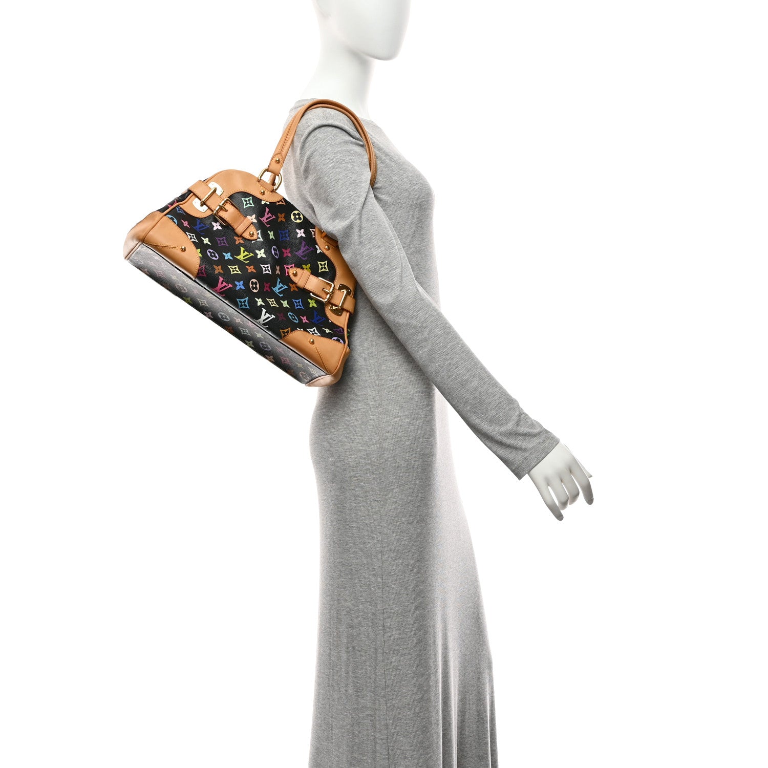 Louis Vuitton Monogram Multicolor Claudia Black 2 of 10