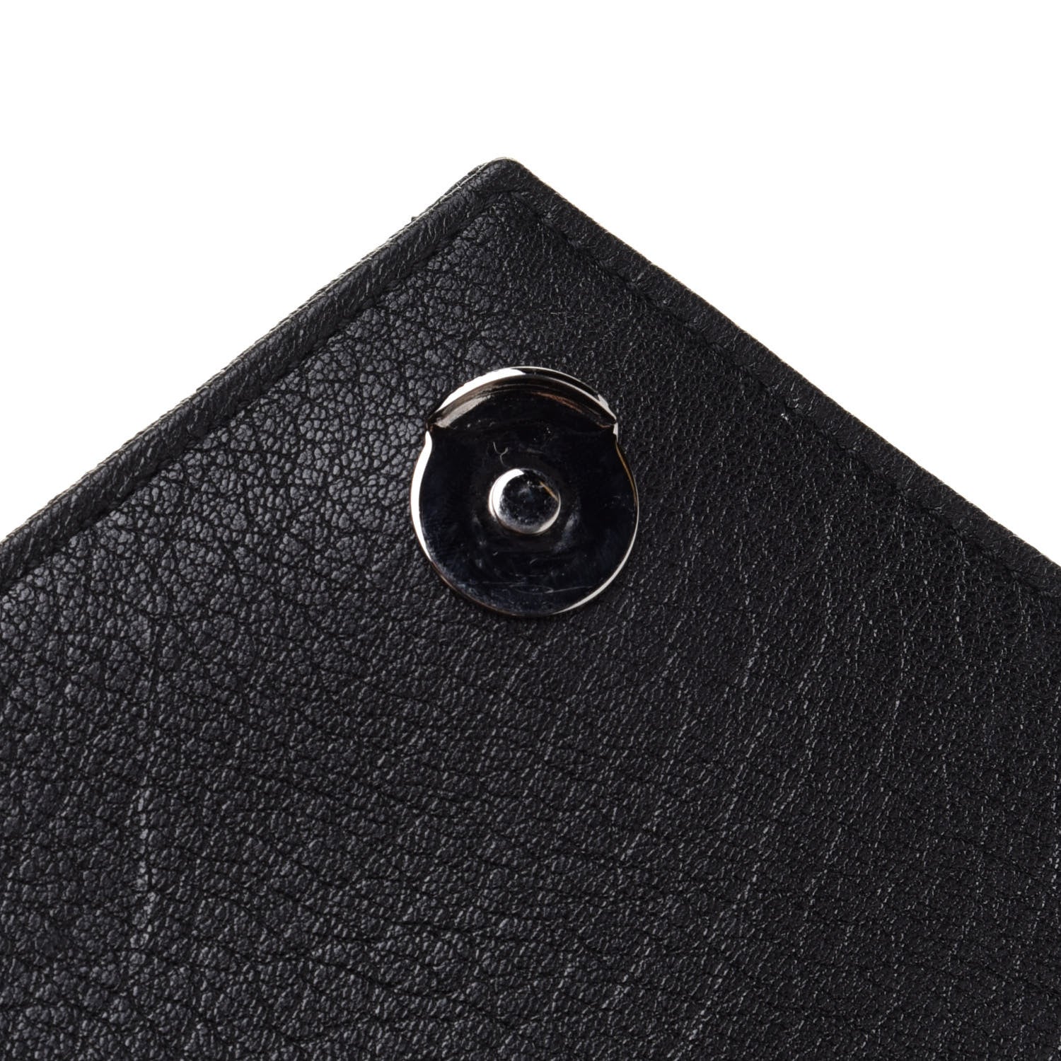 Saint Laurent Sheepskin Matelasse Chevron Monogram Medium College Bag Black 14 of 15