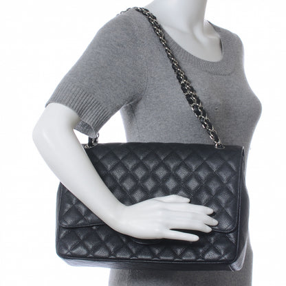 Chanel Caviar Maxi Single Flap Black 2 of 7