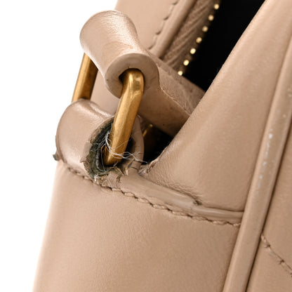 Saint Laurent Calfskin Matelasse Monogram Lou Camera Bag Dark Beige 12 of 15