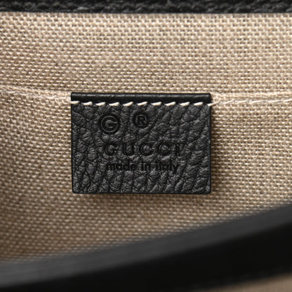 Gucci Dollar Calfskin Small Interlocking G Shoulder Bag Black 6 of 11