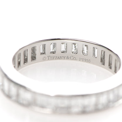 Tiffany Platinum Diamond 3mm Channel-Set Eternity Band Ring 51 5.75 4 of 5