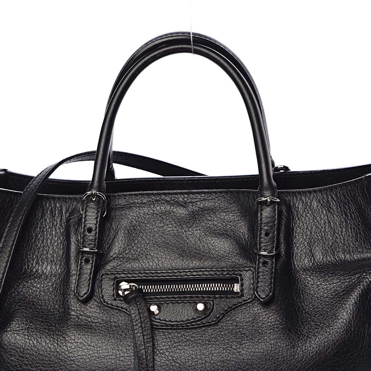 Balenciaga Veau Papier A6 Zip Around Tote Black 8 of 11