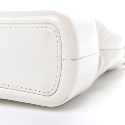 Chanel Aged Calfskin Quilted Medium Gabrielle Hobo White 11 of 18