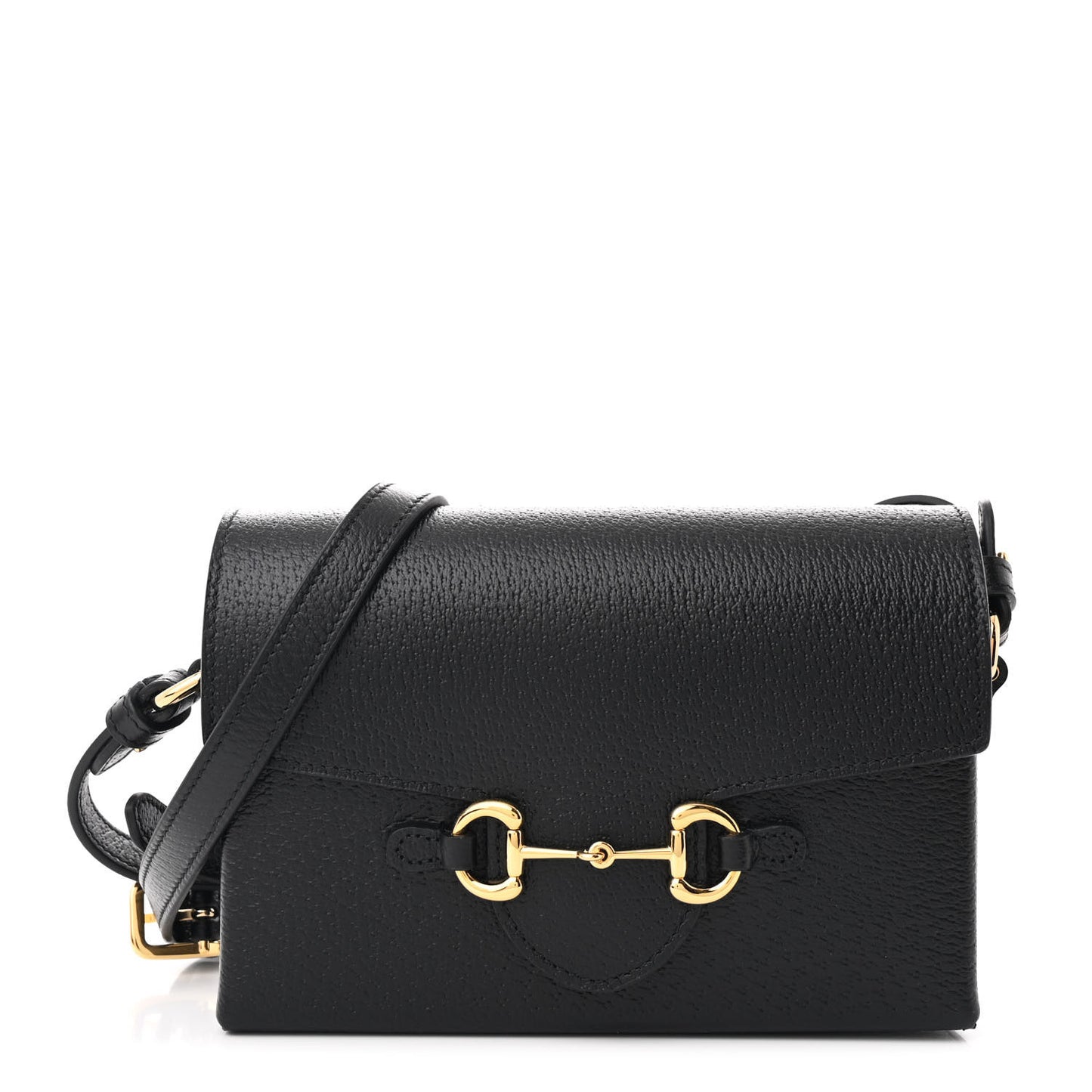 Calfskin Horsebit 1955 Shoulder Bag Black