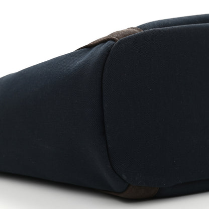 Hermes Toile Sac De Pansage Groom Bleu Navy Feu 7 of 12