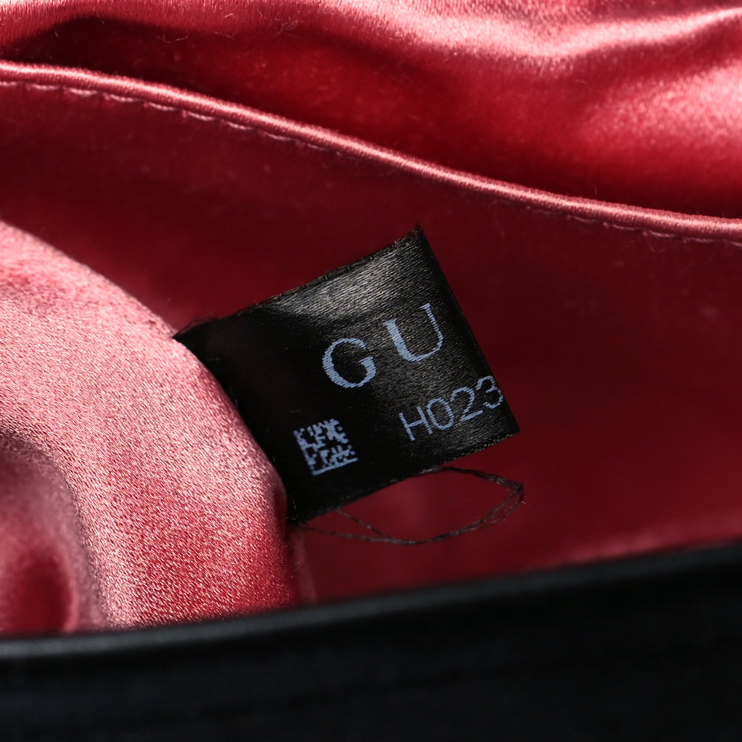 Velvet Matelasse Mini GG Marmont Shoulder Bag Black