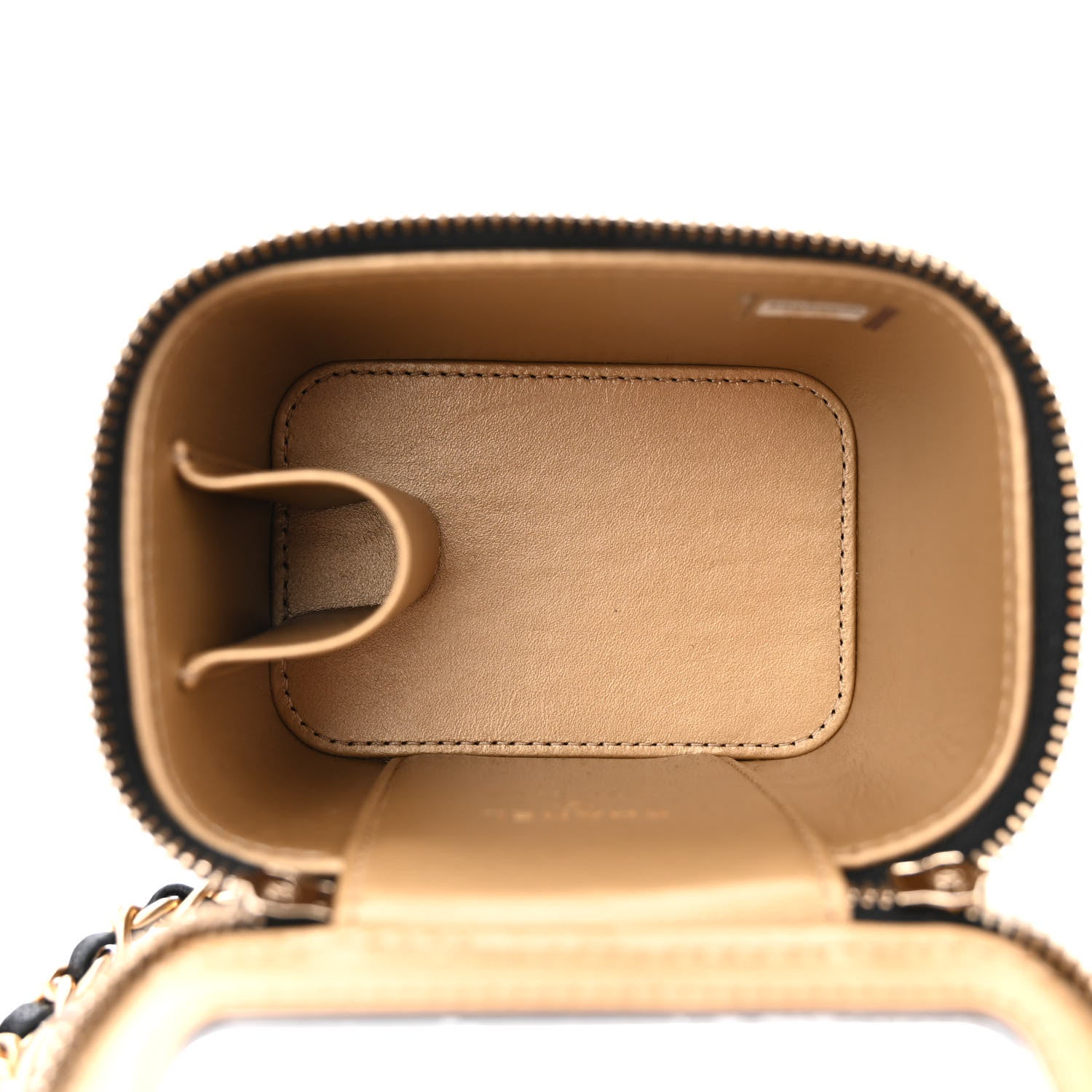 Chanel Lambskin Quilted Mini Pearl Crush Vanity Case With Chain Black 5 of 11