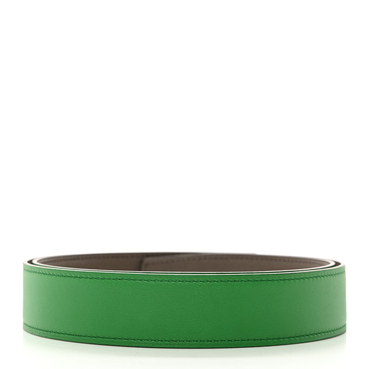 Hermes Epsom Swift 32mm Belt Strap 85 Bambou Etain 3 of 9