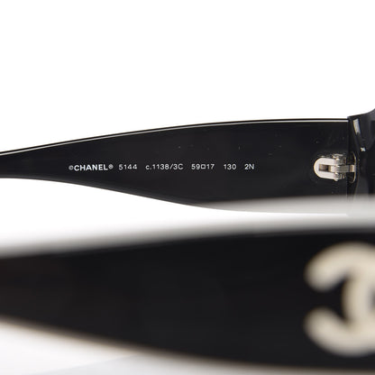 Chanel CC Sunglasses 5144 Black 5 of 9