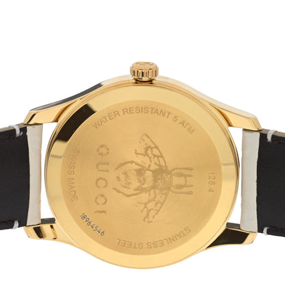 Gucci Stainless Steel Calfskin 38mm G-Timeless Quartz Watch White 4 of 5