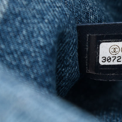 Chanel Denim CC Quilted Mini Square Flap Blue 7 of 11