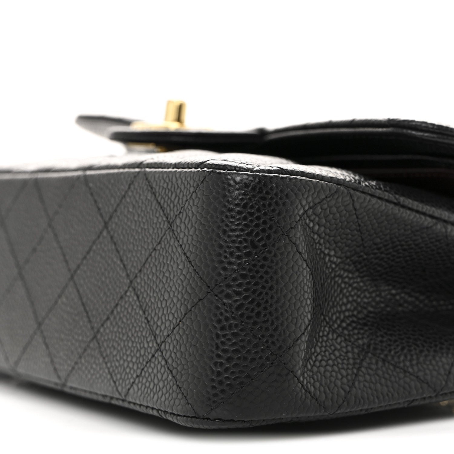 Chanel Caviar Quilted Small Double Flap Black 10 of 11