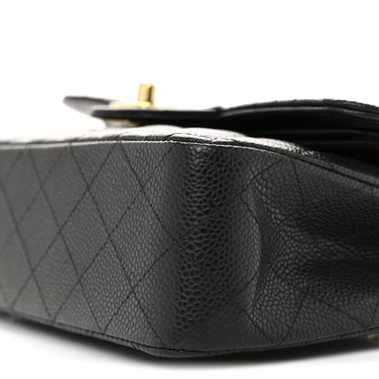 Chanel Caviar Quilted Small Double Flap Black 10 of 11