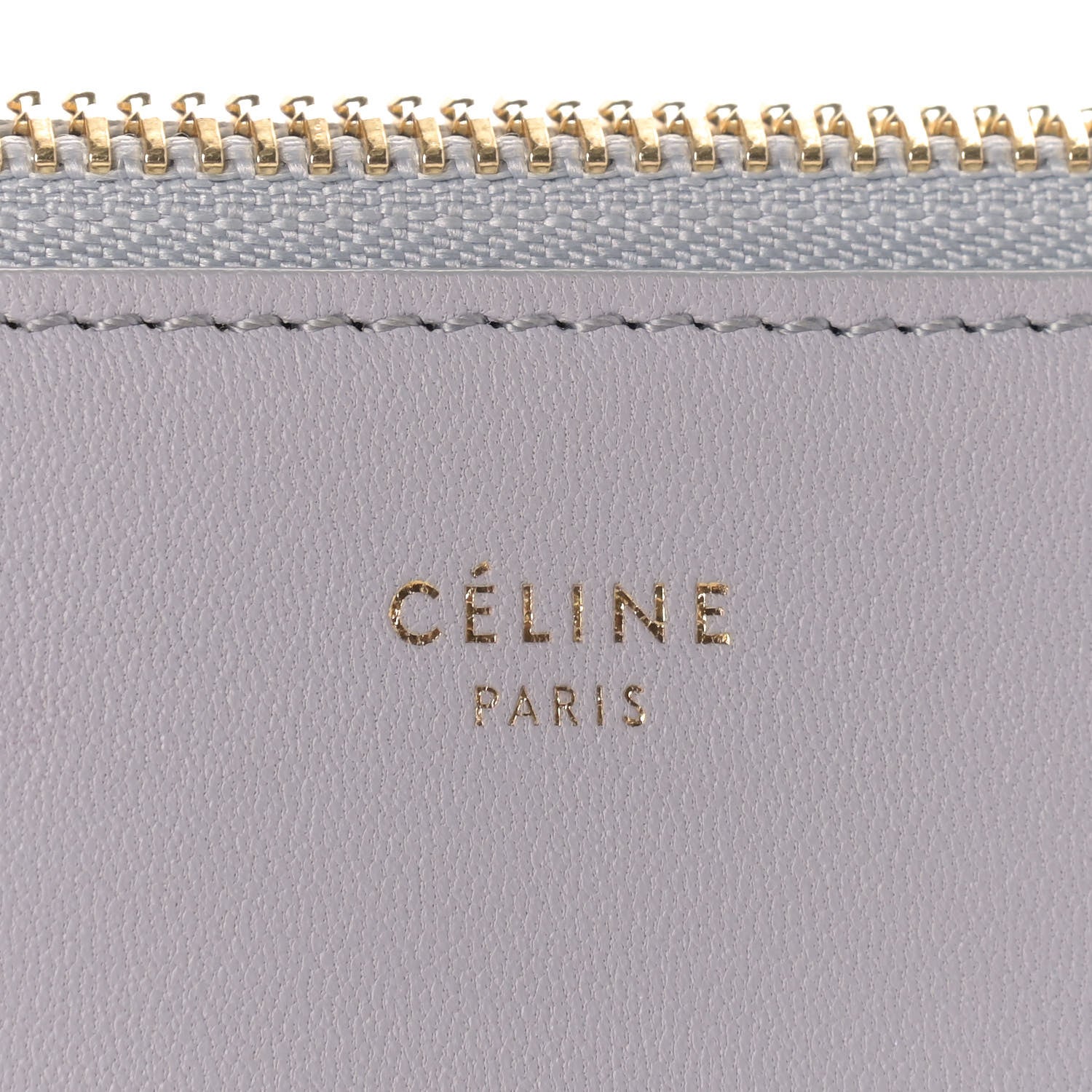 Celine Lambskin Small Trio Crossbody Bag Light Grey 8 of 12