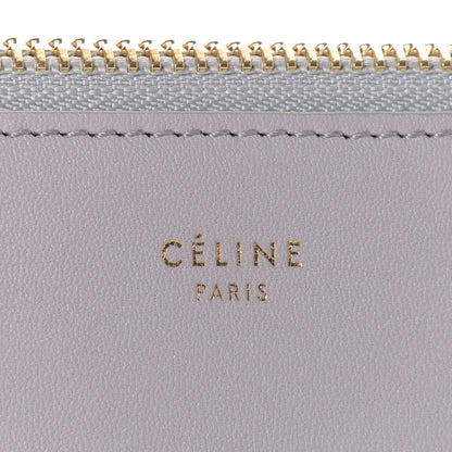 Celine Lambskin Small Trio Crossbody Bag Light Grey 8 of 12