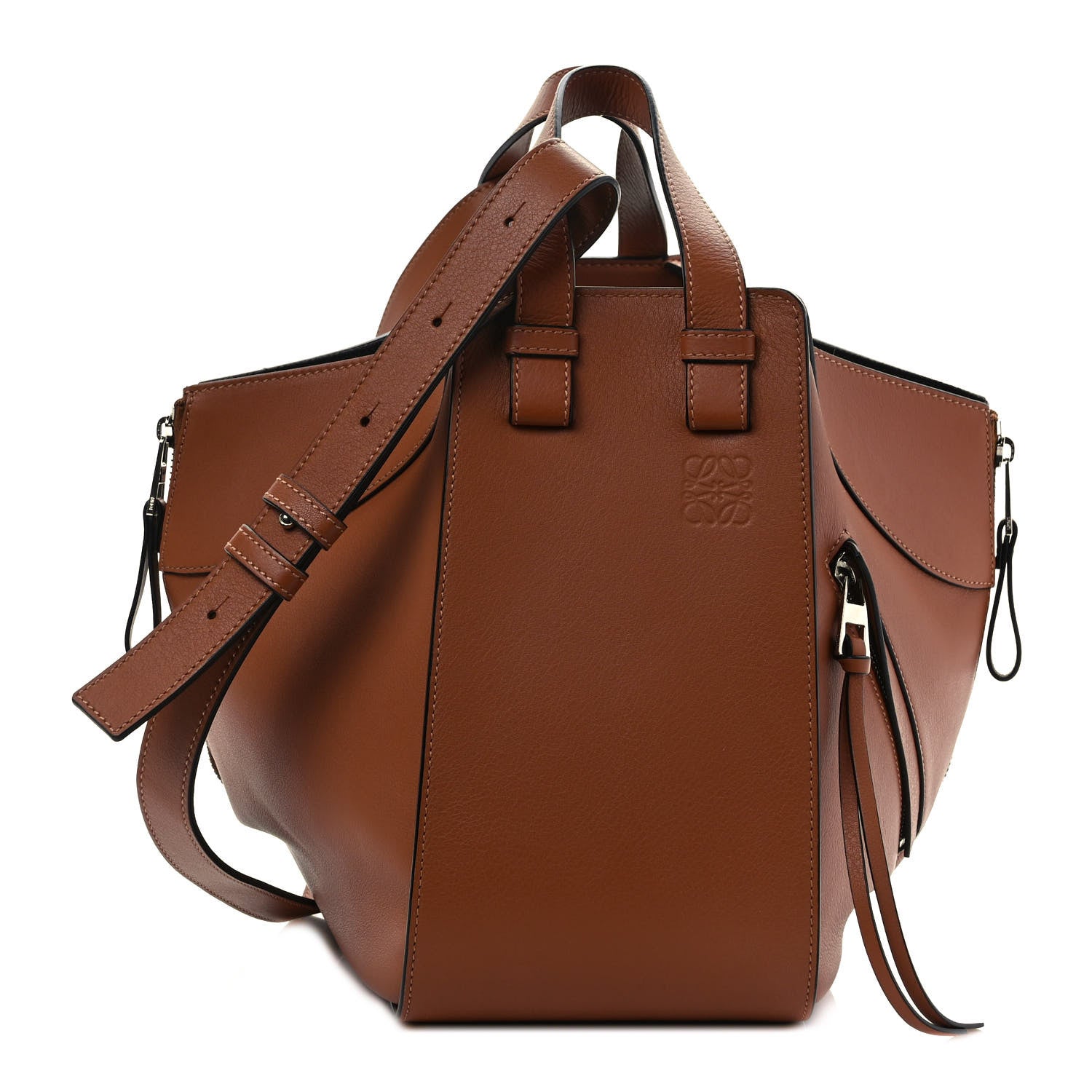 Loewe Calfskin Small Hammock Shoulder Bag Tan 1 of 8