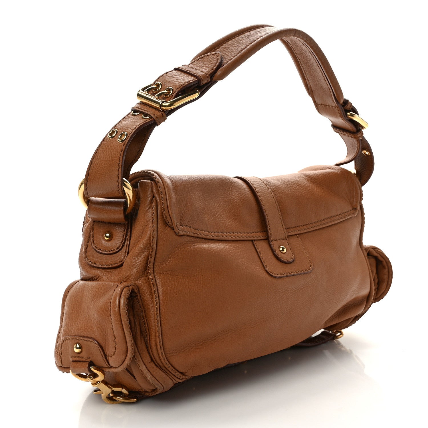 Marc Jacobs Calfskin Shoulder Bag Brown 3 of 11