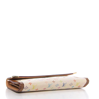 Louis Vuitton Monogram Multicolor Porte Tresor International Wallet White 4 of 10