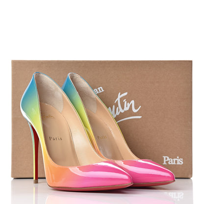 Christian Louboutin Patent Sunrise Pigalle Follies 100 Pumps 39.5 Multicolor 10 of 10