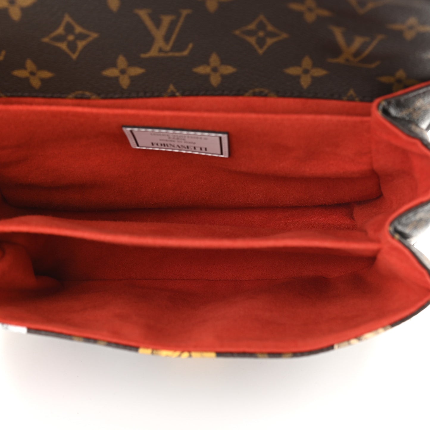 X FORNASETTI Monogram Cameo Pochette Metis