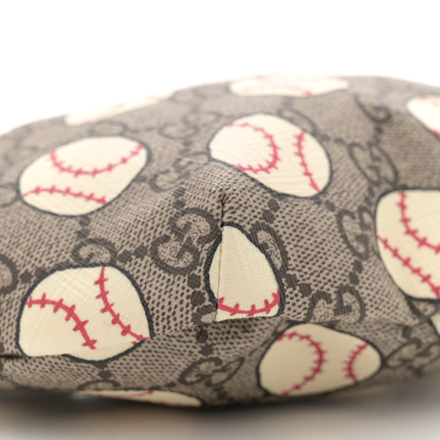 GG Supreme Monogram Baseballs Web Childrens Belt Bag