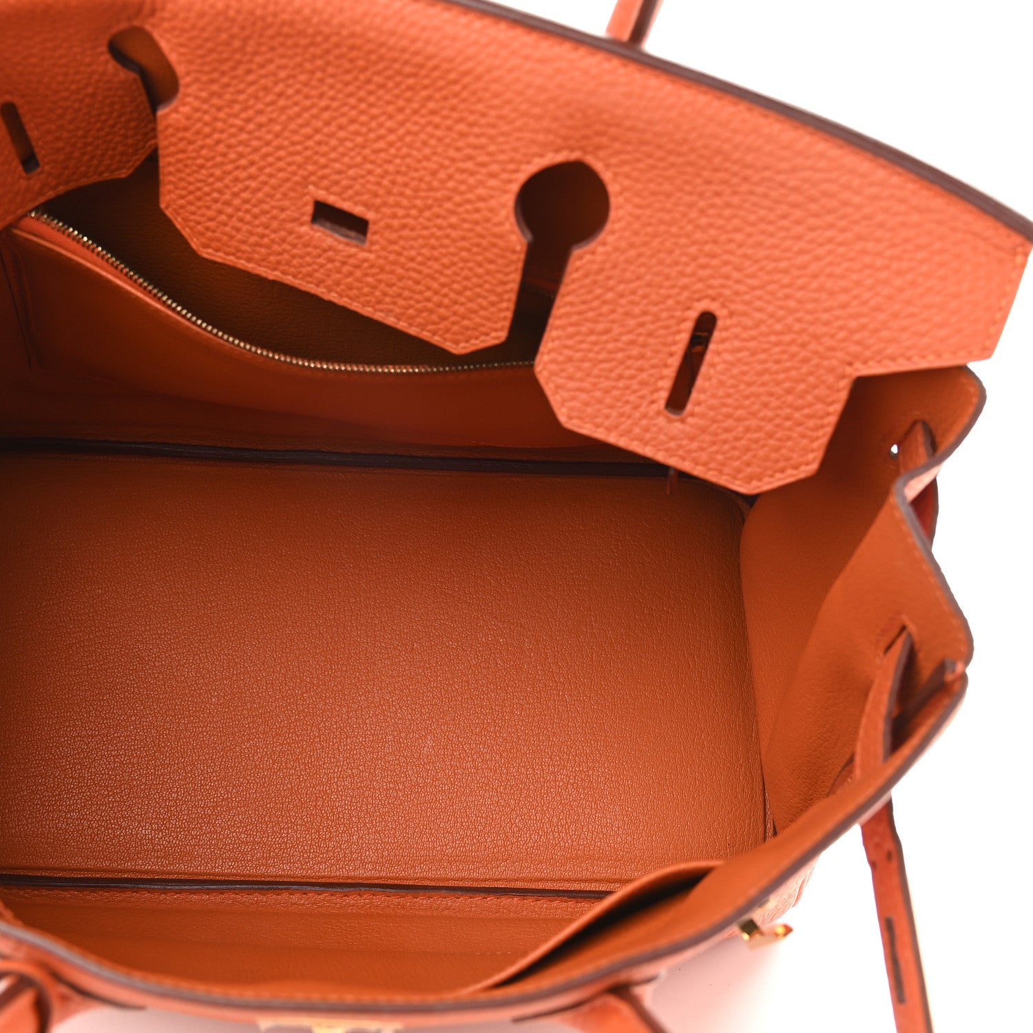 Hermes Togo Birkin 30 Orange 5 of 12