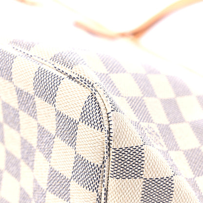 Louis Vuitton Damier Azur Neverfull MM 9 of 20