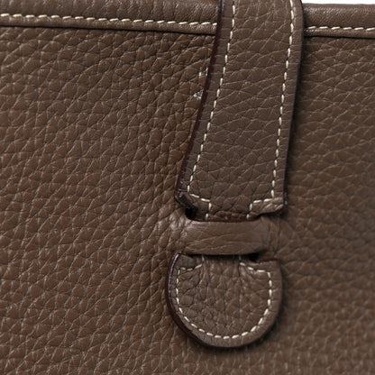 Hermes Taurillon Clemence Evelyne III PM Etoupe 17 of 20