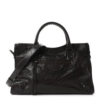 Balenciaga Agneau Arena Classic Hardware Medium Le City Espresso 1 of 10